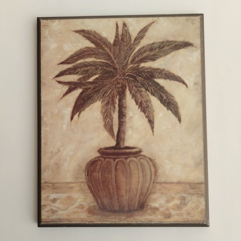 8"x10" Wall Art - Potted Palm Picture